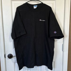 Champion black shirt size xxl